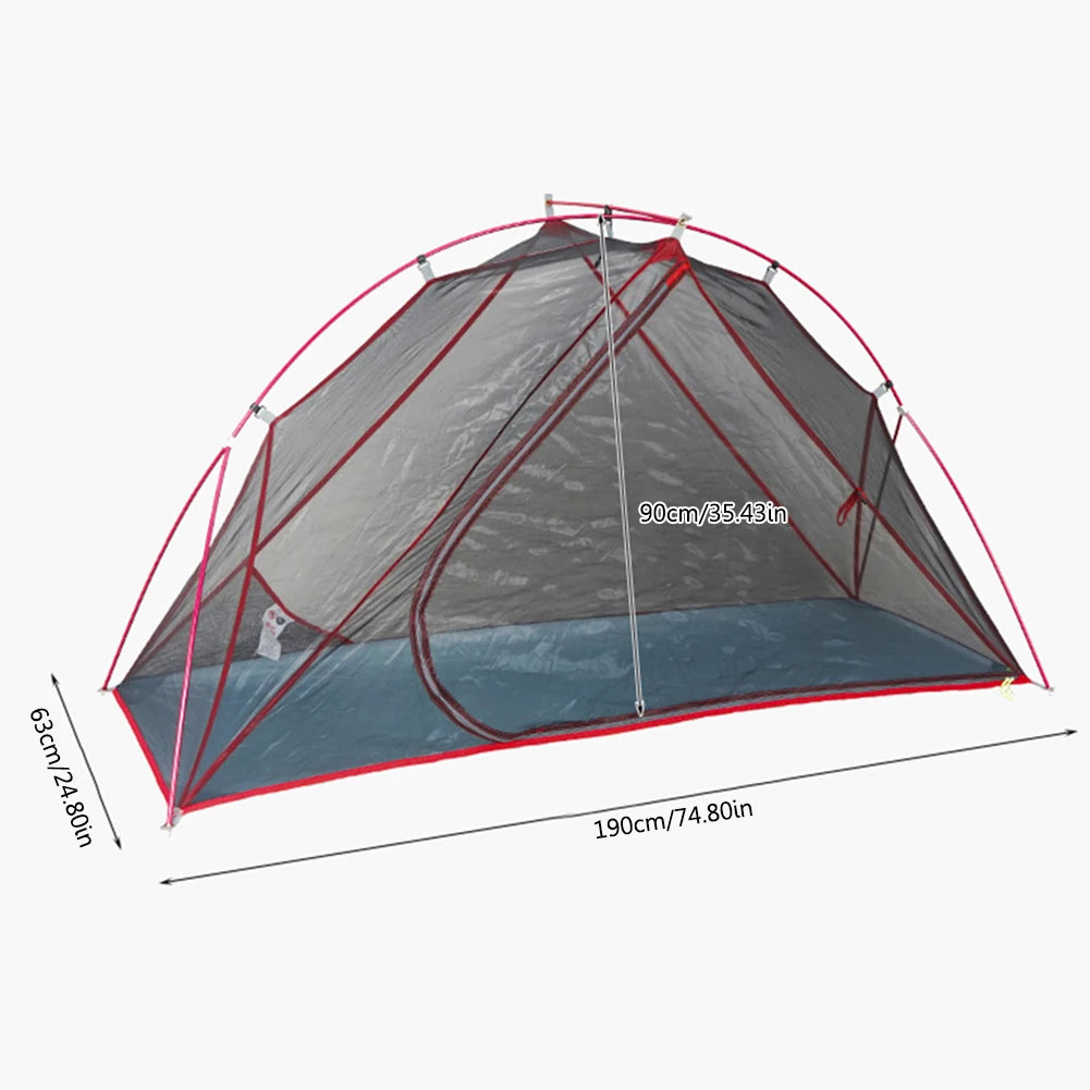 Camping Folding Tent Single Person Outdoor Off The Ground Tent Waterproof UV Resistant Used with Bed for Hiking Travel