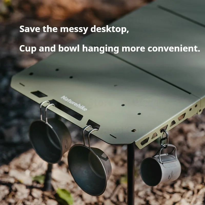 Naturehike Outdoor Igt Table Multifunctional Camping Tactical Table Adjustable Height Picnic Portable Folding Lightweight Table