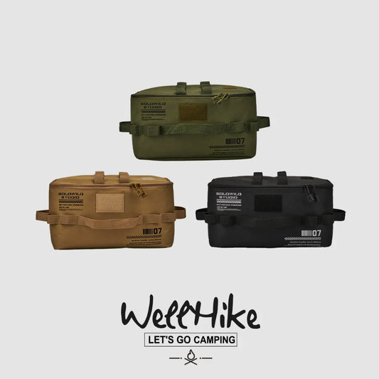 Cross-border Multi-functional Outdoor Camping Large Capacity, Camping Equipment Storage Bag,  Tableware Tools, Gas Tank Sundries