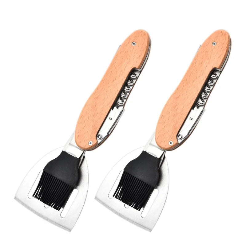 Multifunctional Camping Grill  Foldable Portable BBQ  For Picnic Hiking Travelling BBQ