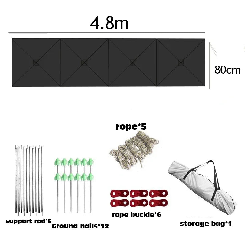 Windscreen Folding Windproof Shield Outdoor Camp Gas Stove Burner Windshield Shelter For Camping Hiking Car Tent Shield 윈드스크린