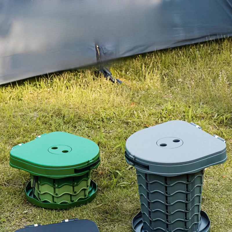 Ultra-Light Foldable Camping Toilet – Portable Outdoor Toilet for RV, Hiking, Emergency, Multi-Function As Stool