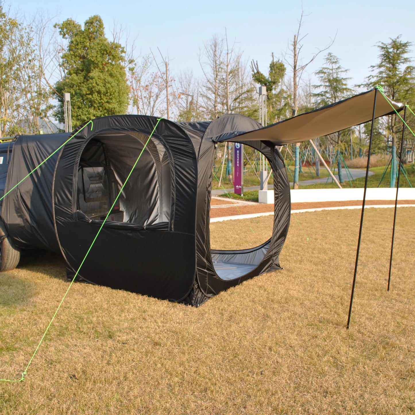 Suv Camping,tent one touch， camping trip, tram for 4 people, automatic, instant start, no need to build rear extension car, tent