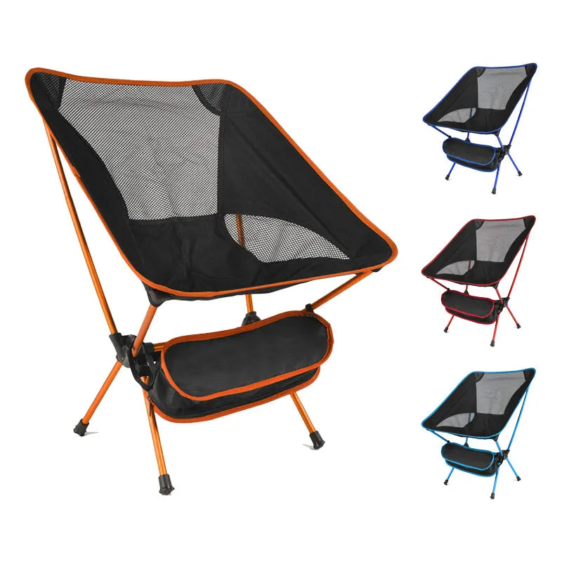 Outdoor Camping Chair Garden Beach Hiking Picnic Seat Portable Detachable Folding Fishing Chair Ultralight Camping Tools
