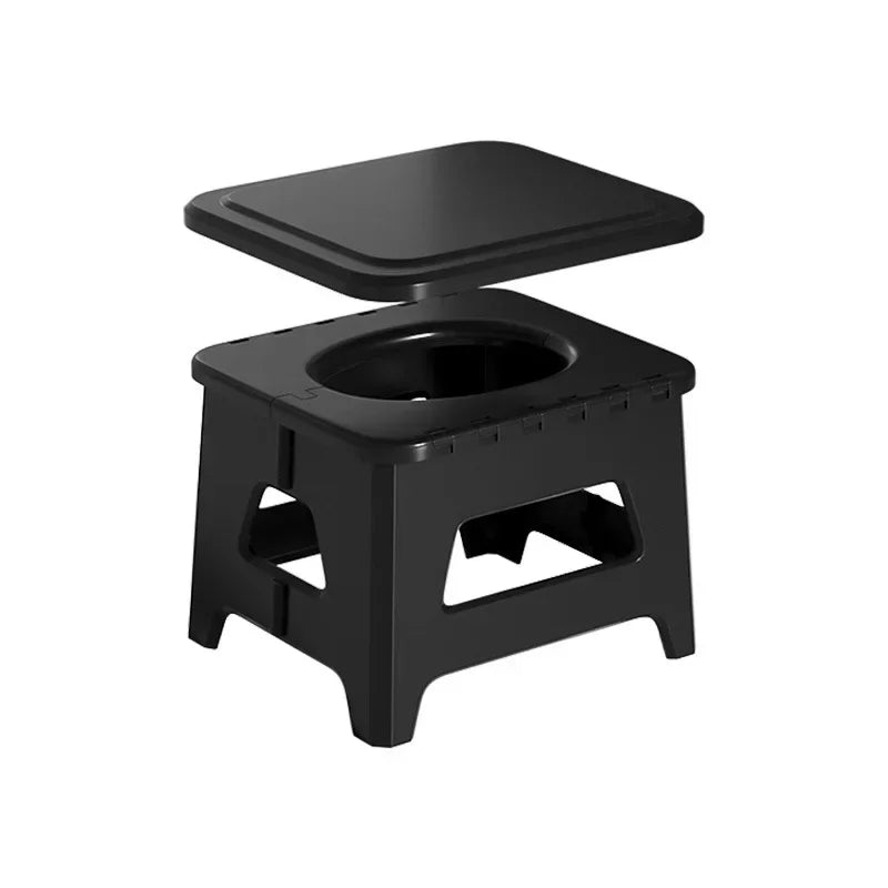 Outdoor Car Toilet Camping Toilet Stool Adult Portable Folding Ladies Travel Emergency Mobile Toilet,변기, 화장실