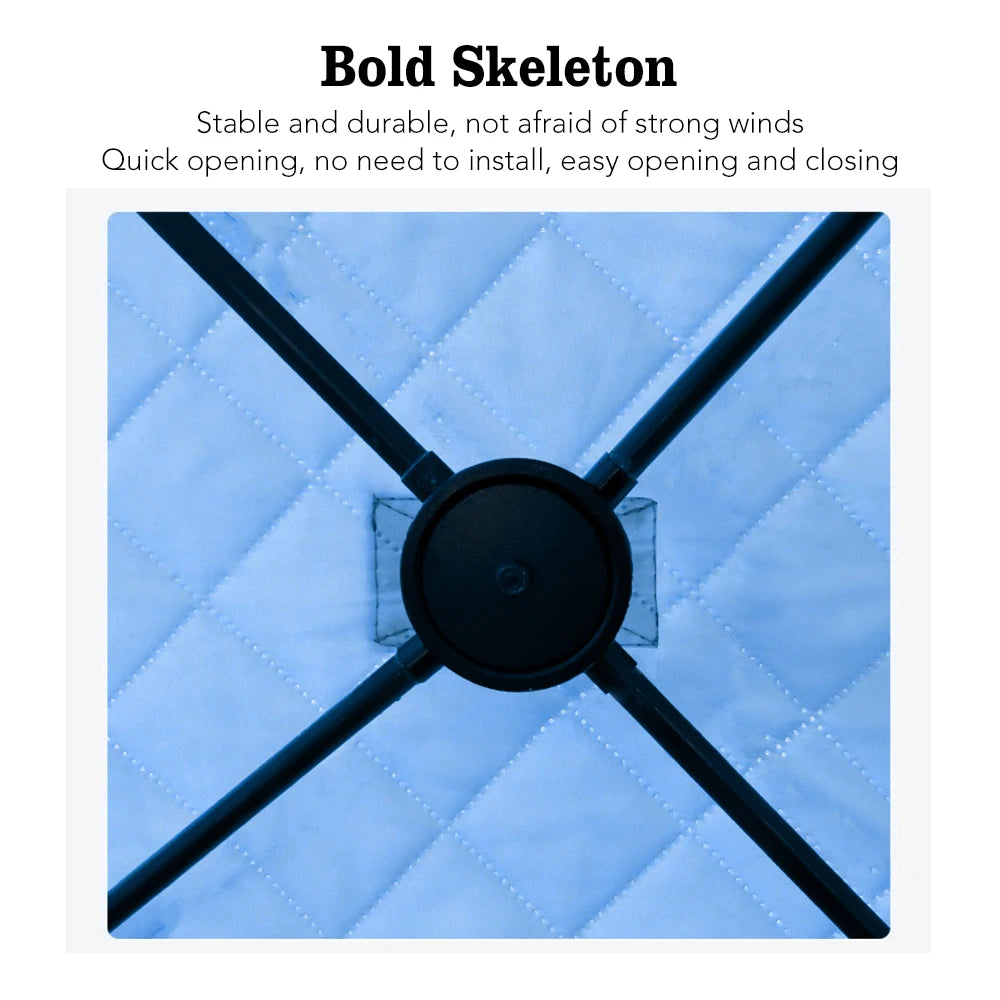 Winter Fishing Tent Upgrade 3-4 Person Outdoor Camping Shelter Portable and Lightweight Angler Tent Waterproof and Warm