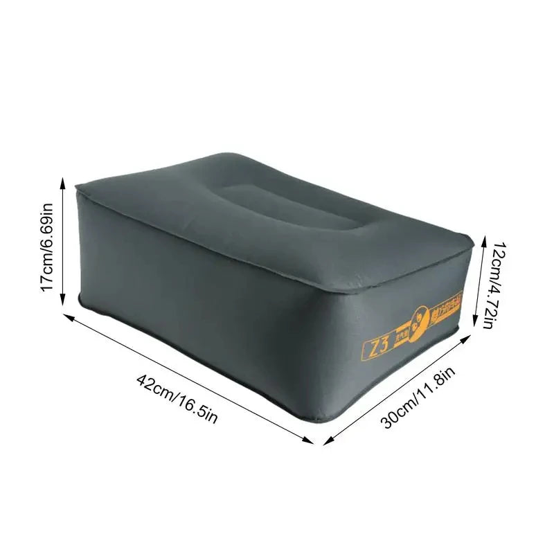 Car Travel Inflatable Mattress Front Slope Pad Inflated Stool Cushions Air Bed Seat Gap Self-driving Supplies Accessories