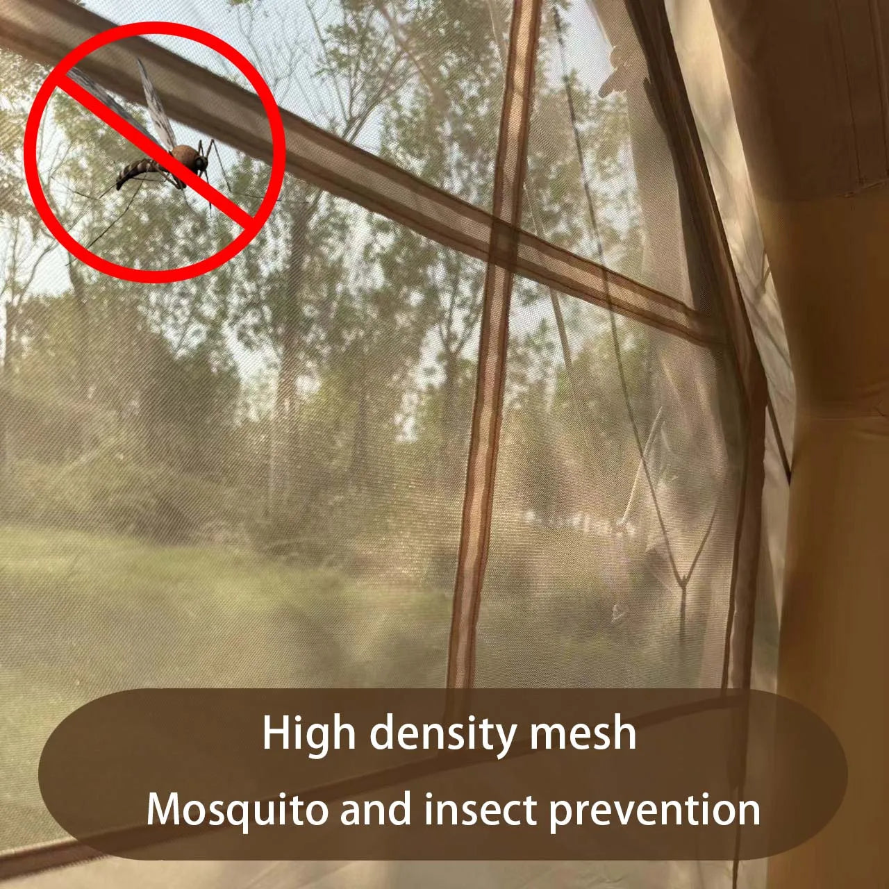 6-Person Inflatable Camping Tent - Easy Setup, All-Season Waterproof & Windproof Shelter, Portable Air Tent for Hiking, Fishing