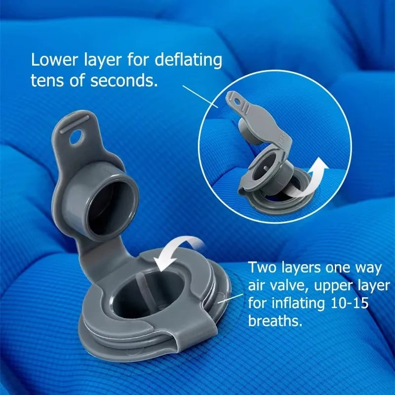 Naturehike Camping Inflatable Mattress Bed Outdoor Air Mattress Folding Tourism Mat Folding Mattress and bag