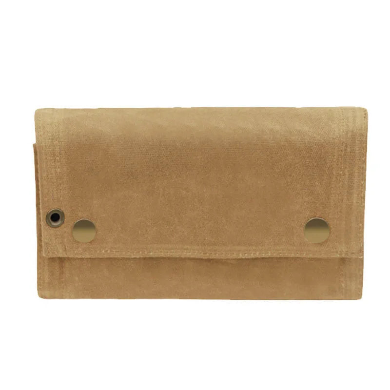 Outdoor Portable Canvas Spice Kit Organizer Waterproof Camping Accessories for Hiking Picnic BBQ with 6 Spice Containers