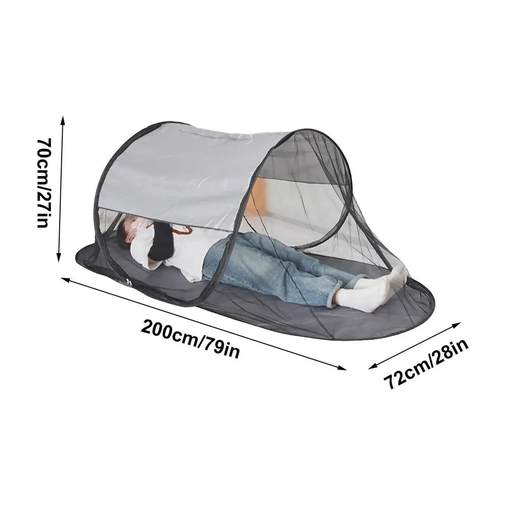 Tents for Camping Foldable Net Tent with Floor Single Person Camping Screen Shelter Portable Screen Houses for Bedding Camping