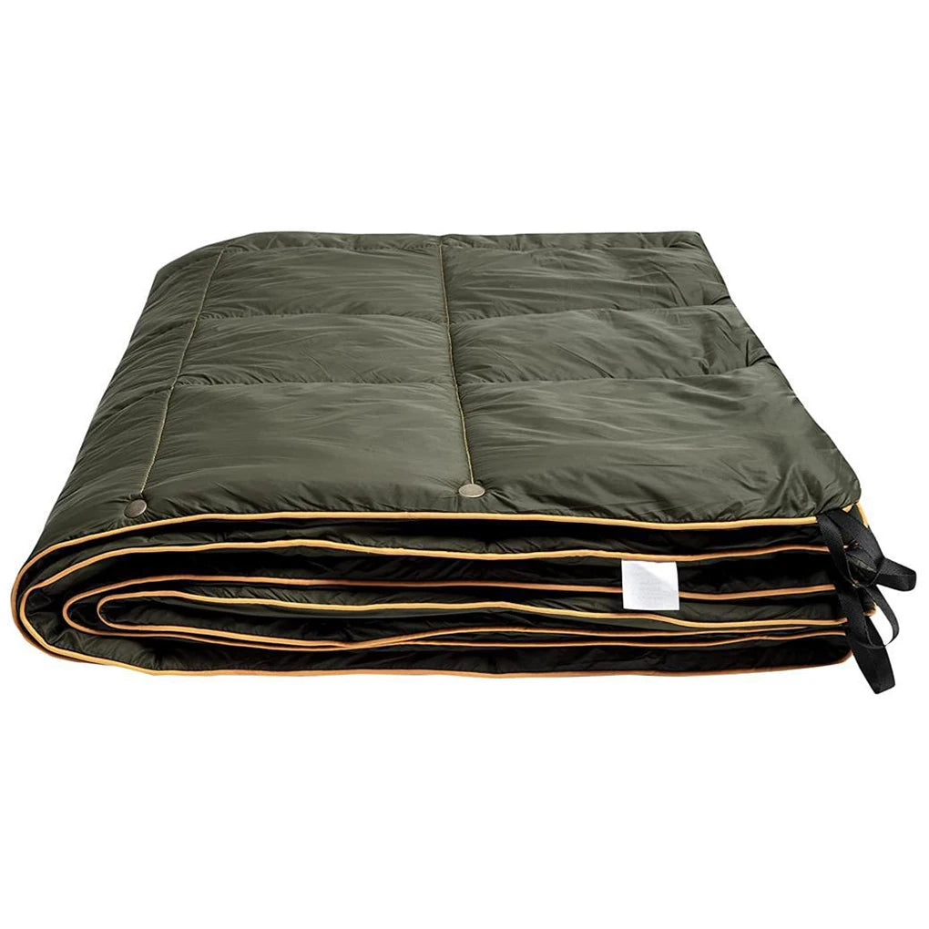 Outdoor Warm Camping Mat Climbing Blanket Waterproof Blanket Buttons Poncho Liner Ultralight Travel Sleeping Pad Quilt Mat
