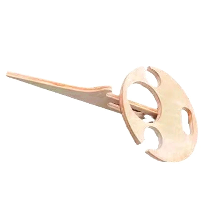 Freestanding Wine Table Rack Portable Foldable Table Wooden Rack Inserted Into The Ground Holder For Camping & Picnic