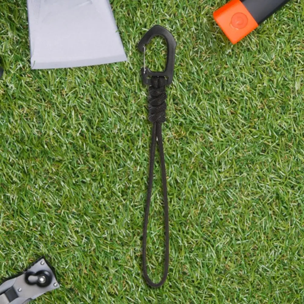 11/19CM Multifunction 7-core Umbrella Rope Weaving Keychain Lanyard paracord Rope Knitting Anti-lost ring buckle Car Tent