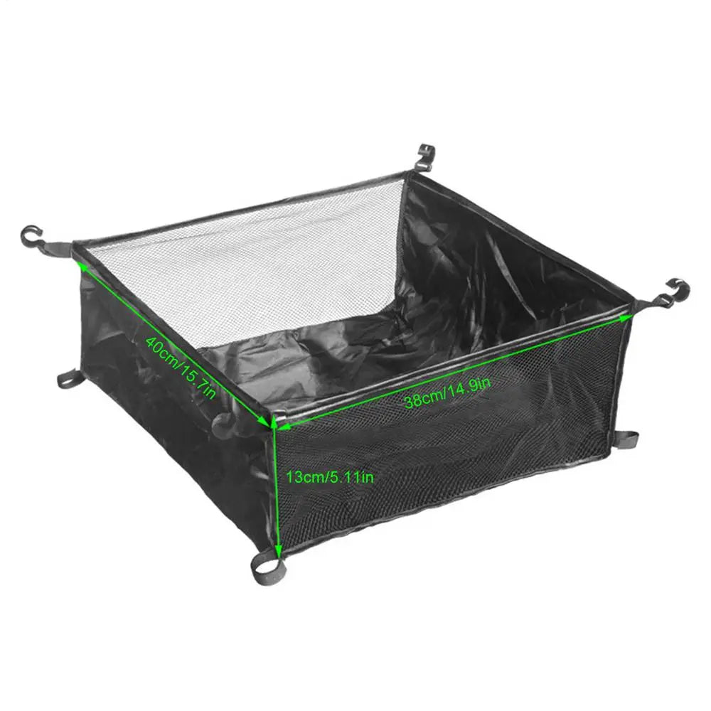 Under Table Storage Camping Storage Basket For Outdoor Camping Table Portable Mesh Pouch Under Table Hangable Storage Mesh Pouch