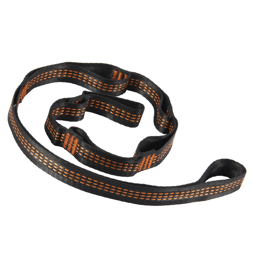 2/4Pcs Hammock Straps Special Reinforced Polyester Straps For Outdoor Camping Black Hammock Straps High Load-bearing Rope Strap