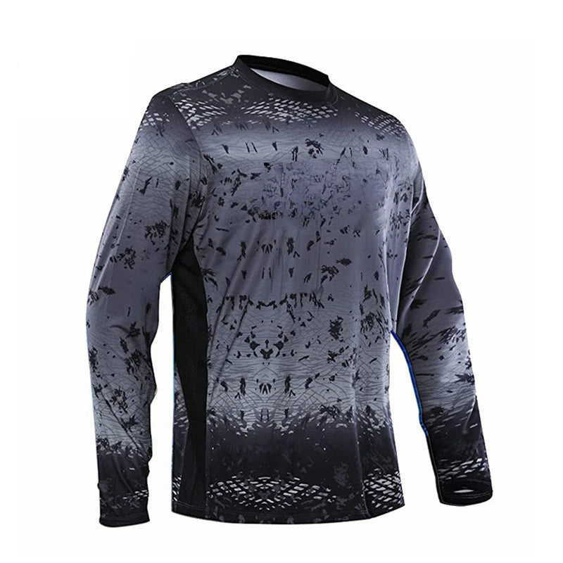 Fishing Shirts Long Sleeve Uv Protection Clothing Mens Outdoor Jersey Upf 50 Clothes Performance Breathable Fishing