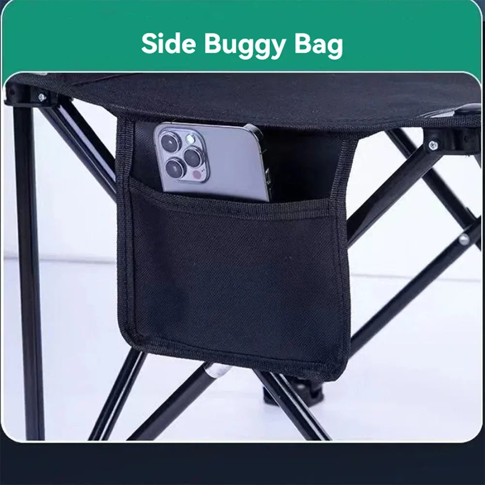 Camping Chair Outdoor Folding Beach Multifunctional Lazy Chair Easy Storage Fishing Chair Picnic Camping Equipment