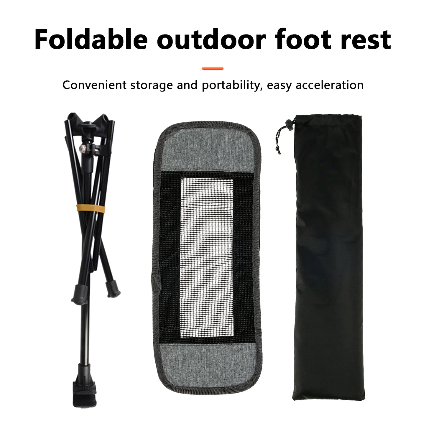 Camping Chair Foot Rest Foldable Camping Footrest Portable Camp Chair Footrest Retractable Camp Footrest Outdoor Hammock Chair