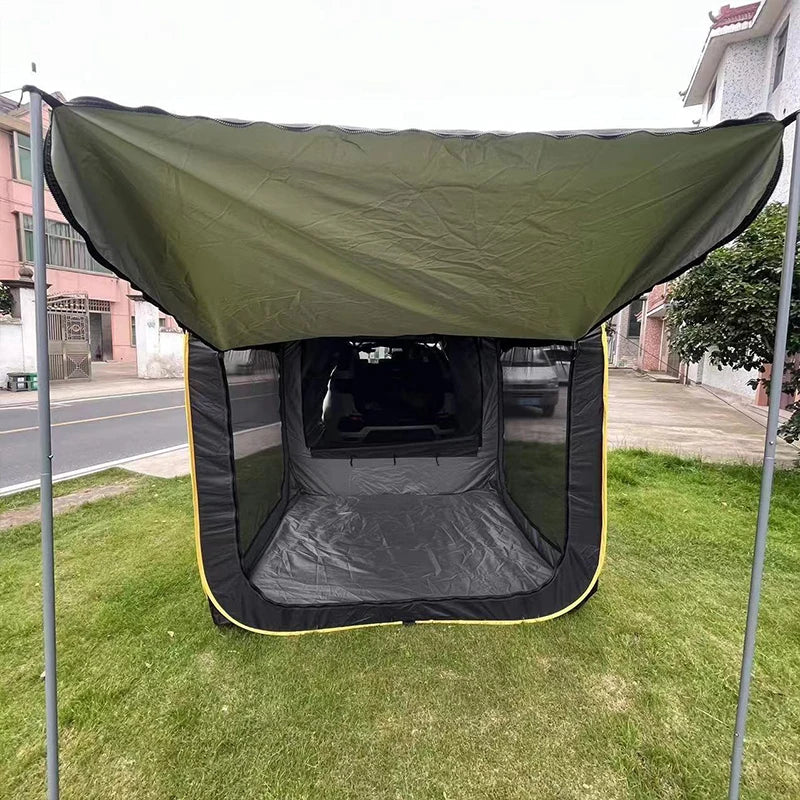 Outdoor Car Trunk Extension Tent House Car Mounted Tent Trunk SUV Car Trunk Tent Car Camping
