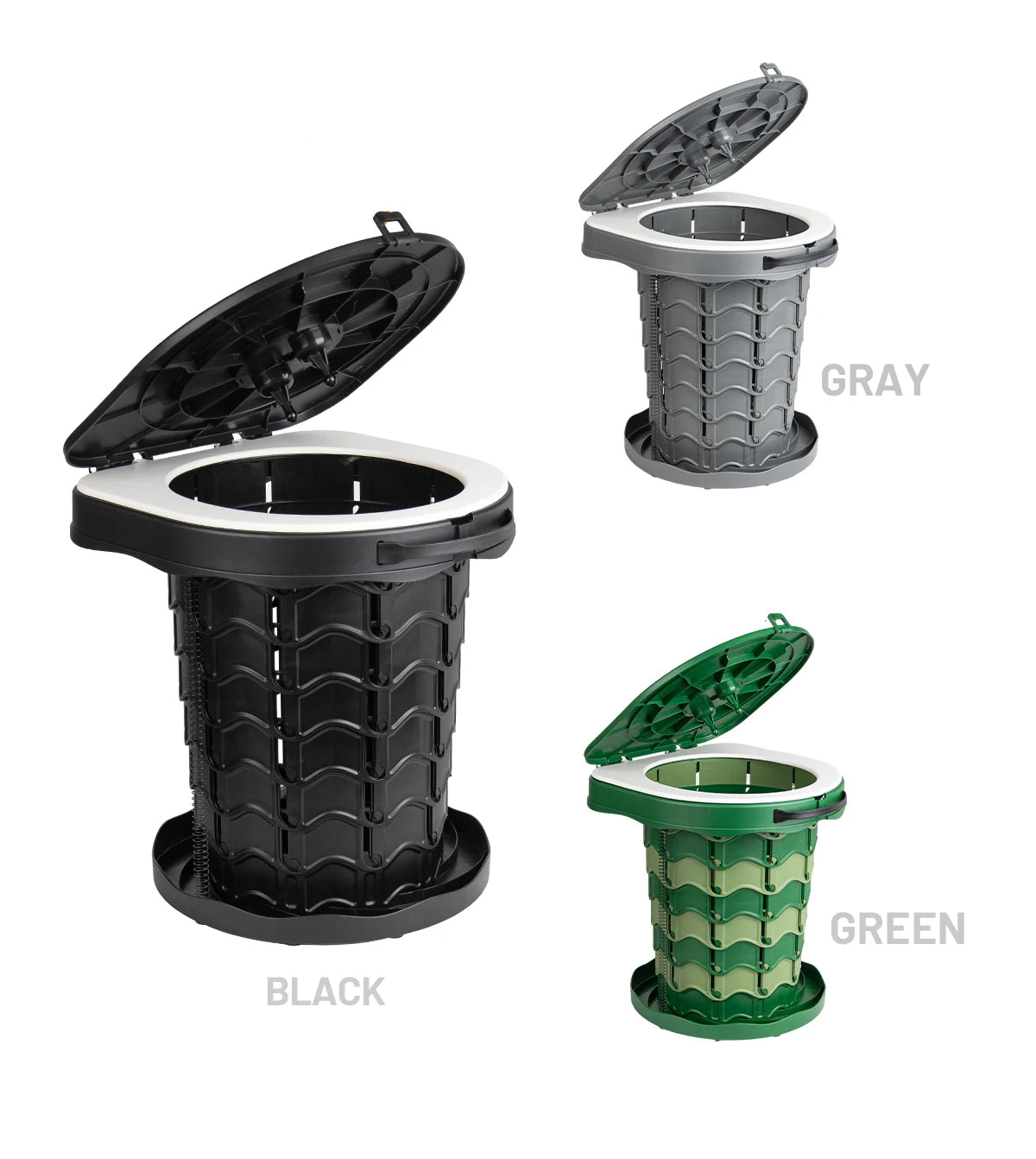 Ultra-Light Foldable Camping Toilet – Portable Outdoor Toilet for RV, Hiking, Emergency, Multi-Function As Stool