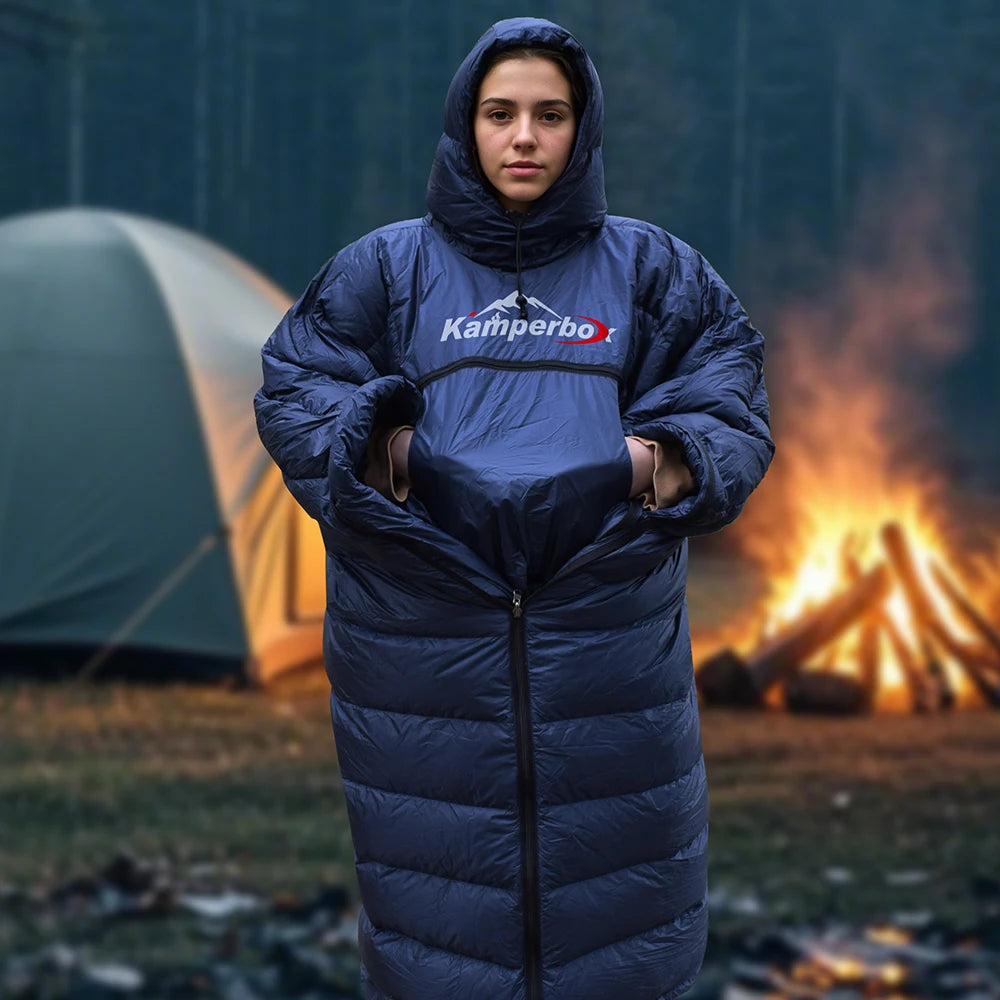 Outdoors Winter Sleeping Bag Blanket  Winter Sleeping Bag Camping Blanket Camping Poncho Synthetic  PC600 Hiking Warm Sleeping