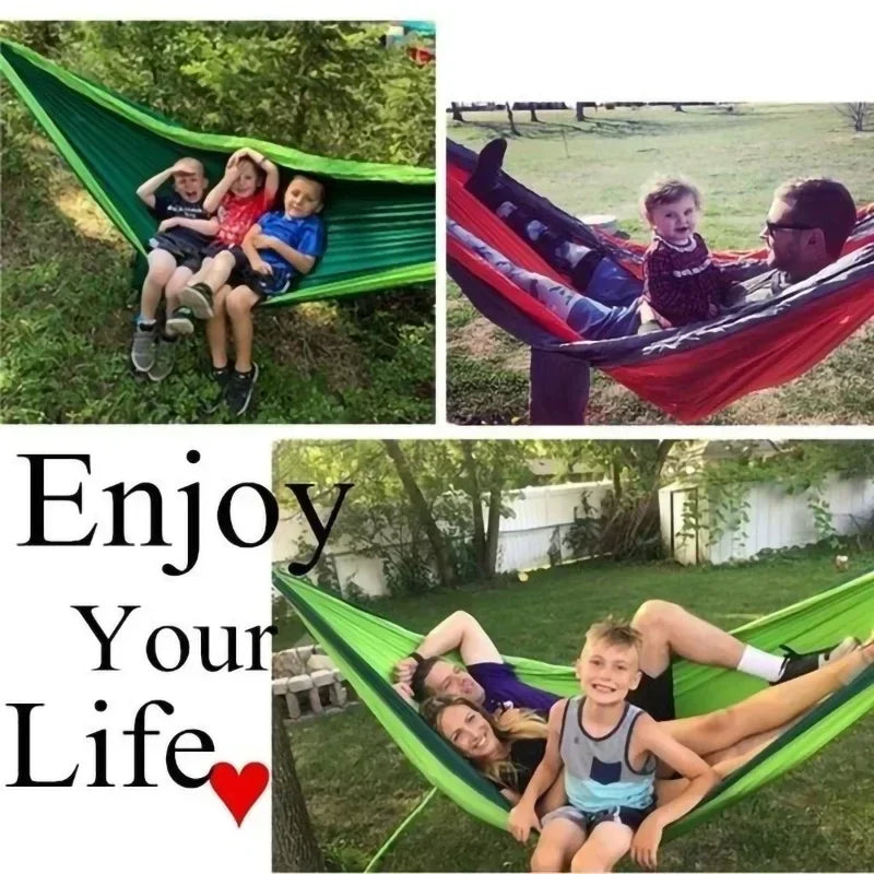 Camping Hammock Portable Portable Camping Hammock Single Person Lightweight Outdoor Travel Sleeping Gear for Hiking Garden Beach