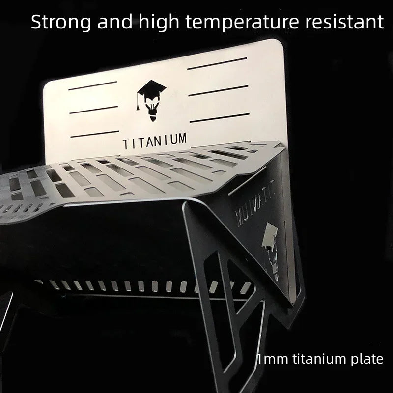 Camping  Grilling Stove Portable Detachable Outdoor Grilling Stove Picnic Barbecue Stove Folding Card Furnace