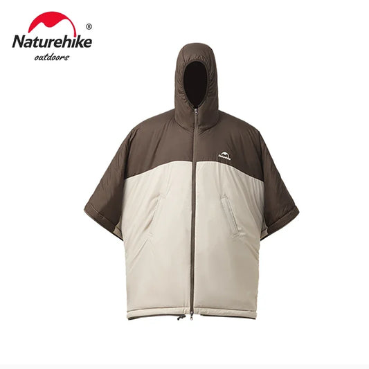 Naturehike Sleeping Bag Wearable Cloak Sleeping Bag Poncho Coat Outdoor Camping Portable Ultralight Cotton Sleeping Bag Quilt