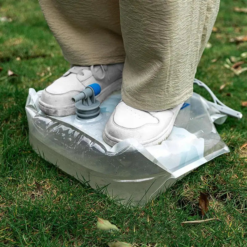 8L Camping Water Bag With Faucet Portable Water Container Folding Water Storage Carrier Jug outdoor Water Pouch For Camping