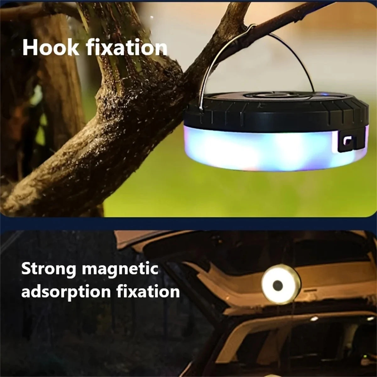 10M Solar Camping Light Outdoor Camping Atmosphere Light Solar Energy Light String For Camping Courtyard Party Decoration