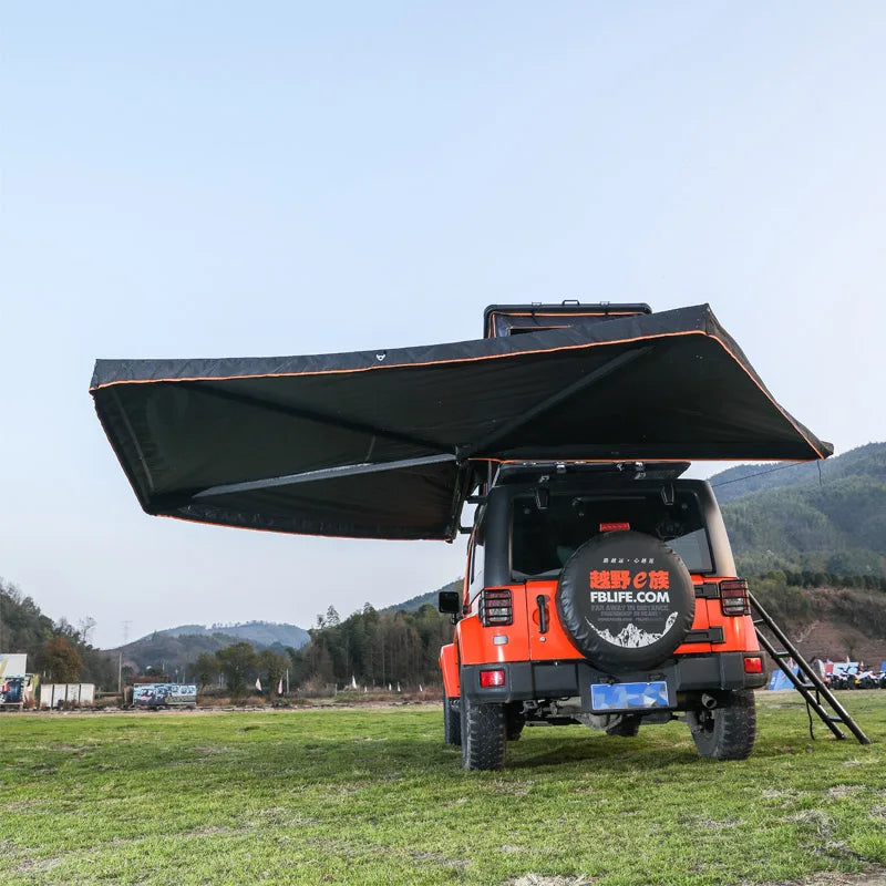 Sun Protection Camping Awning for Car Side Tents Waterproof Rainproof Portable Folding Vehicle SUV 270 Degree