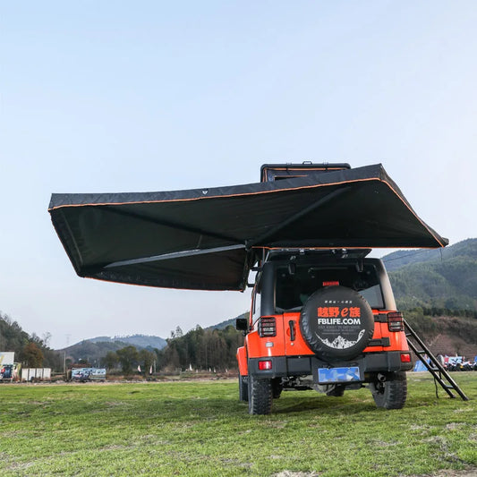 Sun Protection Camping Awning for Car Side Tents Waterproof Rainproof Portable Folding Vehicle SUV 270 Degree