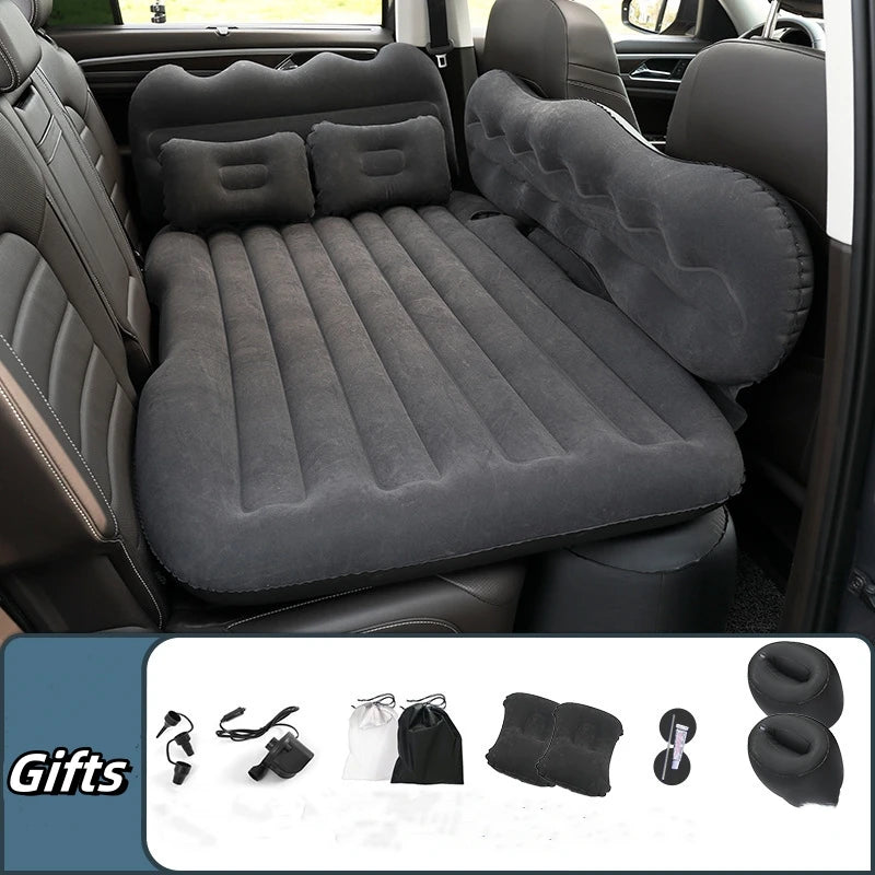 Car Inflatable Mattress SUV Sedan Rear Bed Children's Sleep Car Folding Air Cushion Bed Home Outdoor Camping Mat