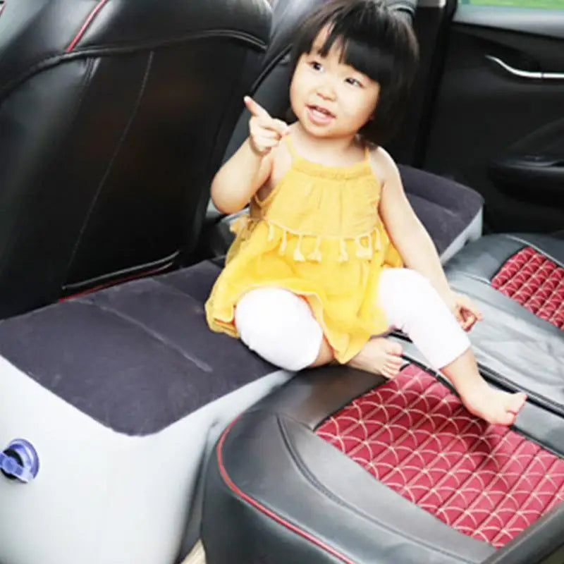 Car Inflatable Mattress Universal Rear Seat Kids Foot Gap Cushion Inflatable Bed Car Air Cushion Mat Travel Camping Accessoies