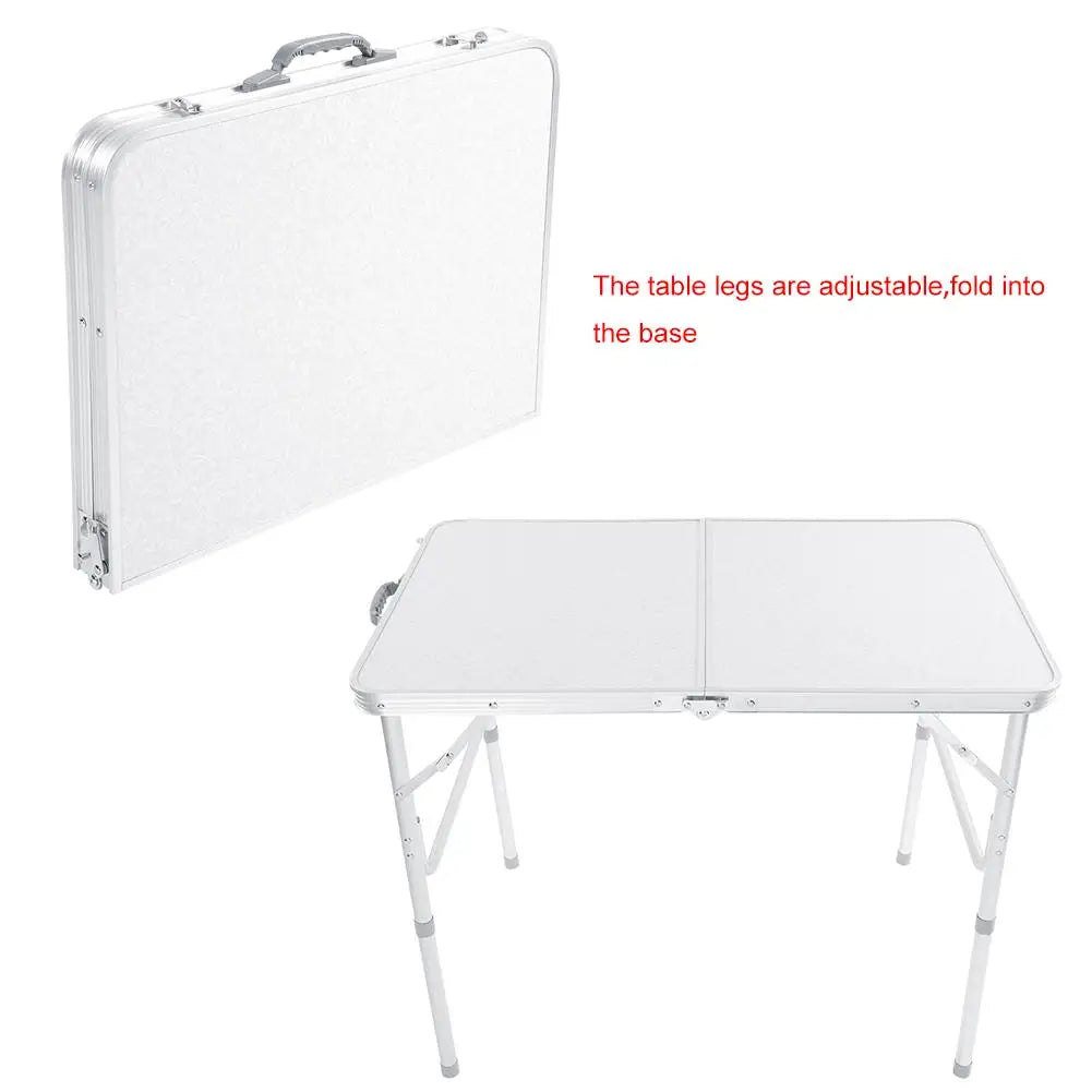 Aluminum Camping Table Picnic Table Camping Table Foldable Folding Table Desk Camping Outdoor Garden Picnic Aluminium Alloy