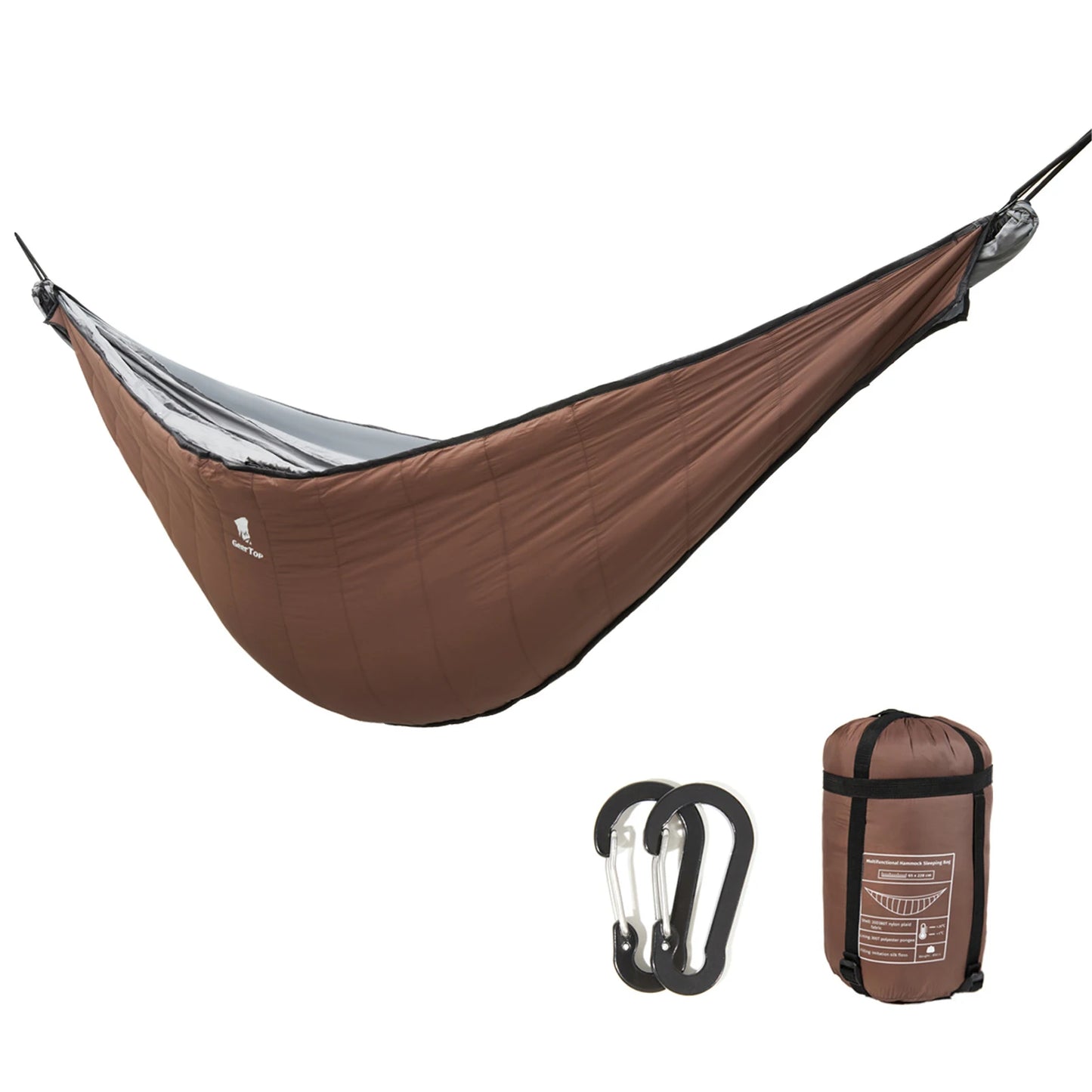 Portable Hammock Underquilt Winter Cold Weather Warm Under Quilt for Outdoor Camping Hiking Traveling