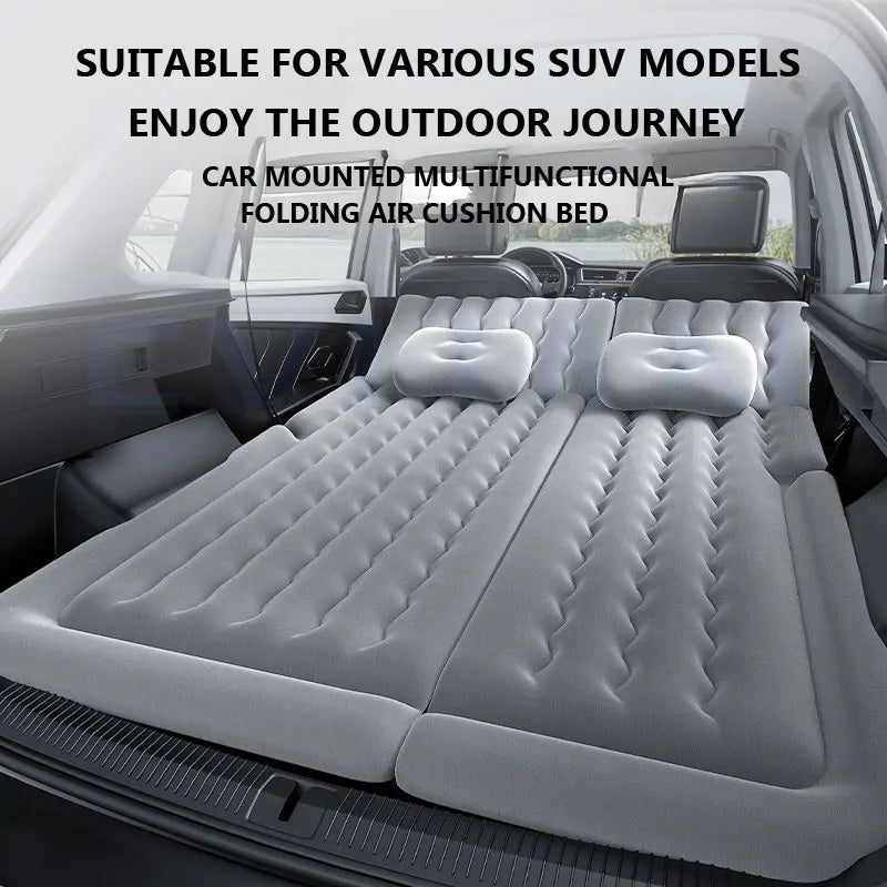 Car Inflatable Bed Automotive SUV Universal Rear Trunk Flat Cushion Air Mattress Portable Inflatable Mattress For Camping Trips
