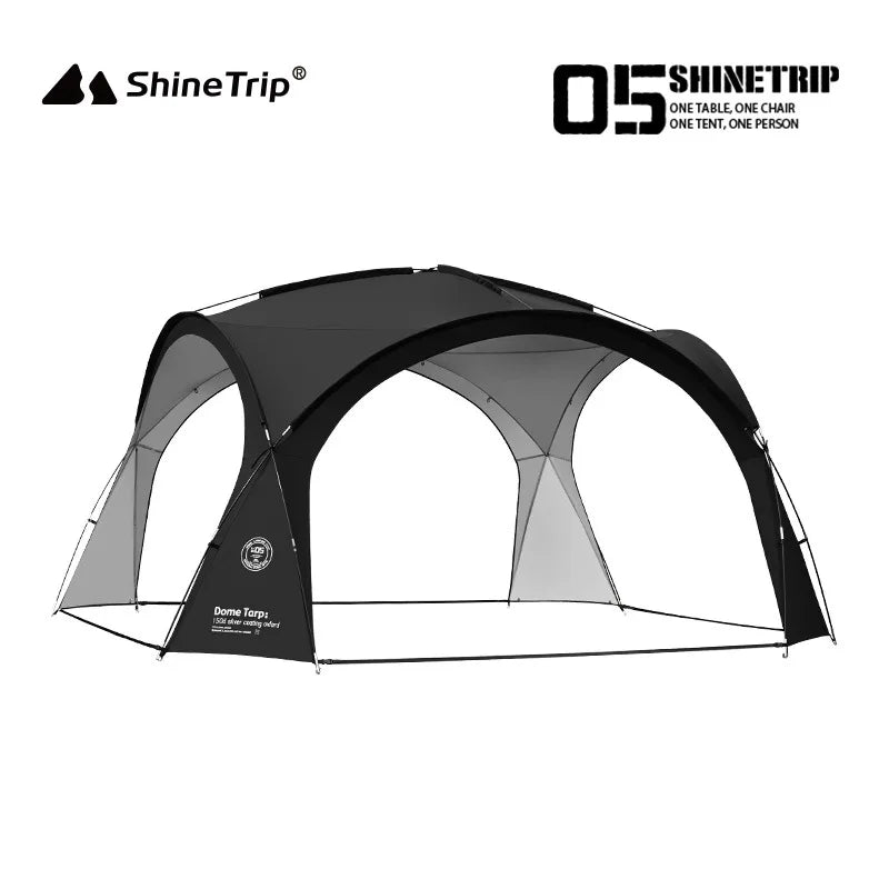 Mountain Fun Tent Outdoor Dome Canopy Oversized Awning Sun Protection Camping Equipment Camping Windproof Can Expand The Dome