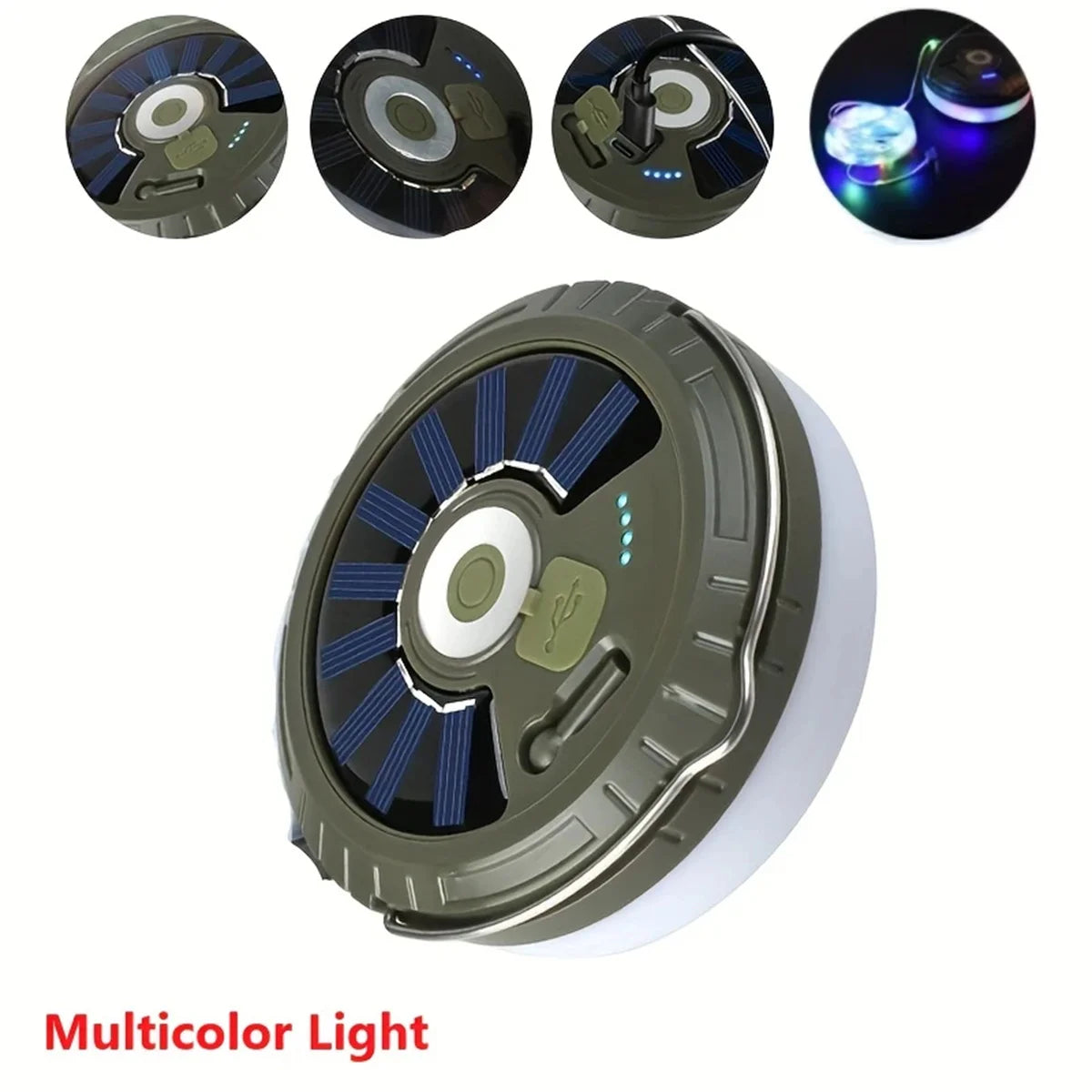 10M Solar Camping Light Outdoor Camping Atmosphere Light Solar Energy Light String For Camping Courtyard Party Decoration