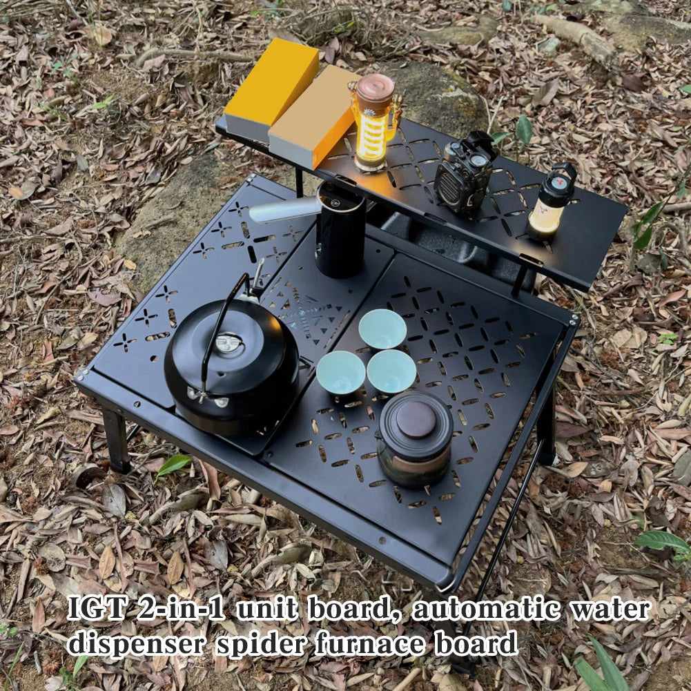 Camping IGT Table Board Multifunctional Spider Stove Table Plate Portable IGT Table Plate for SOTO Spider Stove Accessories