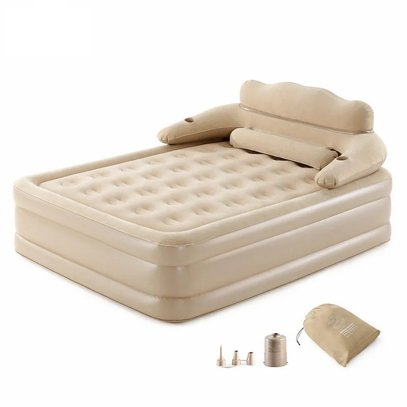 Lohascamping Camping Air Tent for 4-6 people Large Area Waterproof Air shelter Dome tent Family Hiking Traveling inflatable One