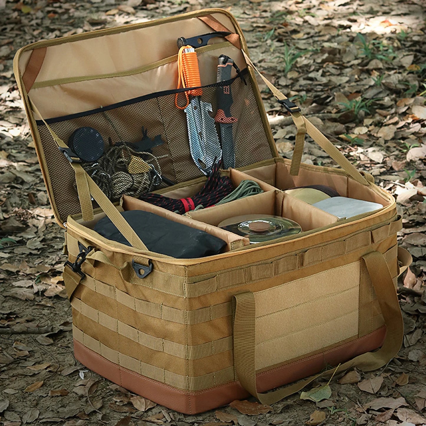 Camping Storage Bag Lightweight Foldable Camping Storage Bag  Thickened Bottom 30L Multipurpose for Outdoor for Picnic