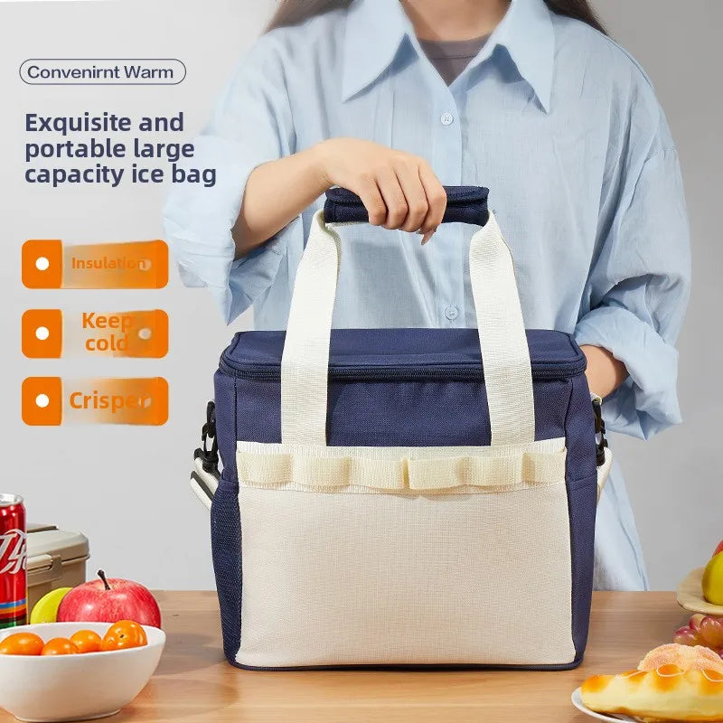Camping insulation, large capacity picnic, portable outdoor, waterproof, cold insulation, freshness preservation