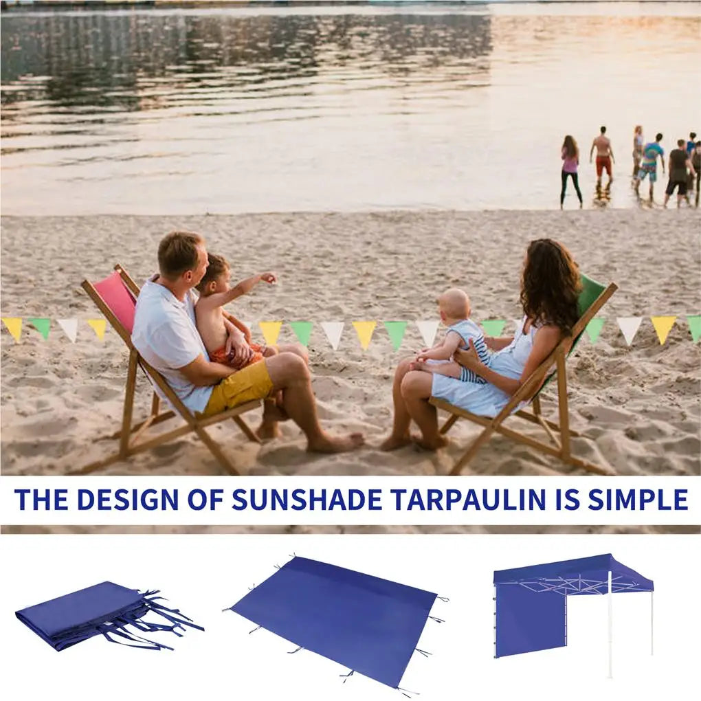 Foldable Pop Up Canopy Lightweight Instant Shelter Easy Installment Gazebo Tents Coated Surface Shading Cloth Outdoor