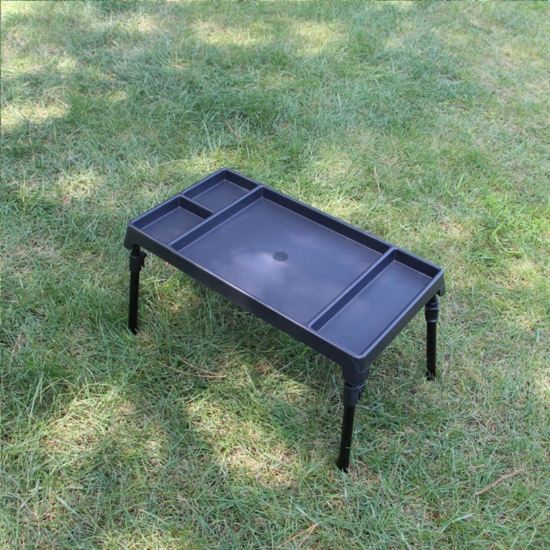 Outdoor Folding Table with Extendable Legs Portable Picnics Desk Camping Tables Carps Coarse Terminals Tackle Desk Enduring