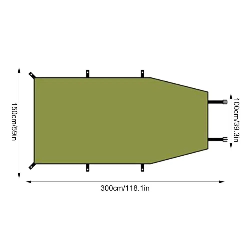 Outdoor Camping Car Tent Heavy Duty Sun Shade Awning Roof Tent Waterproof Tailgate Canopy For SUV External Accessories