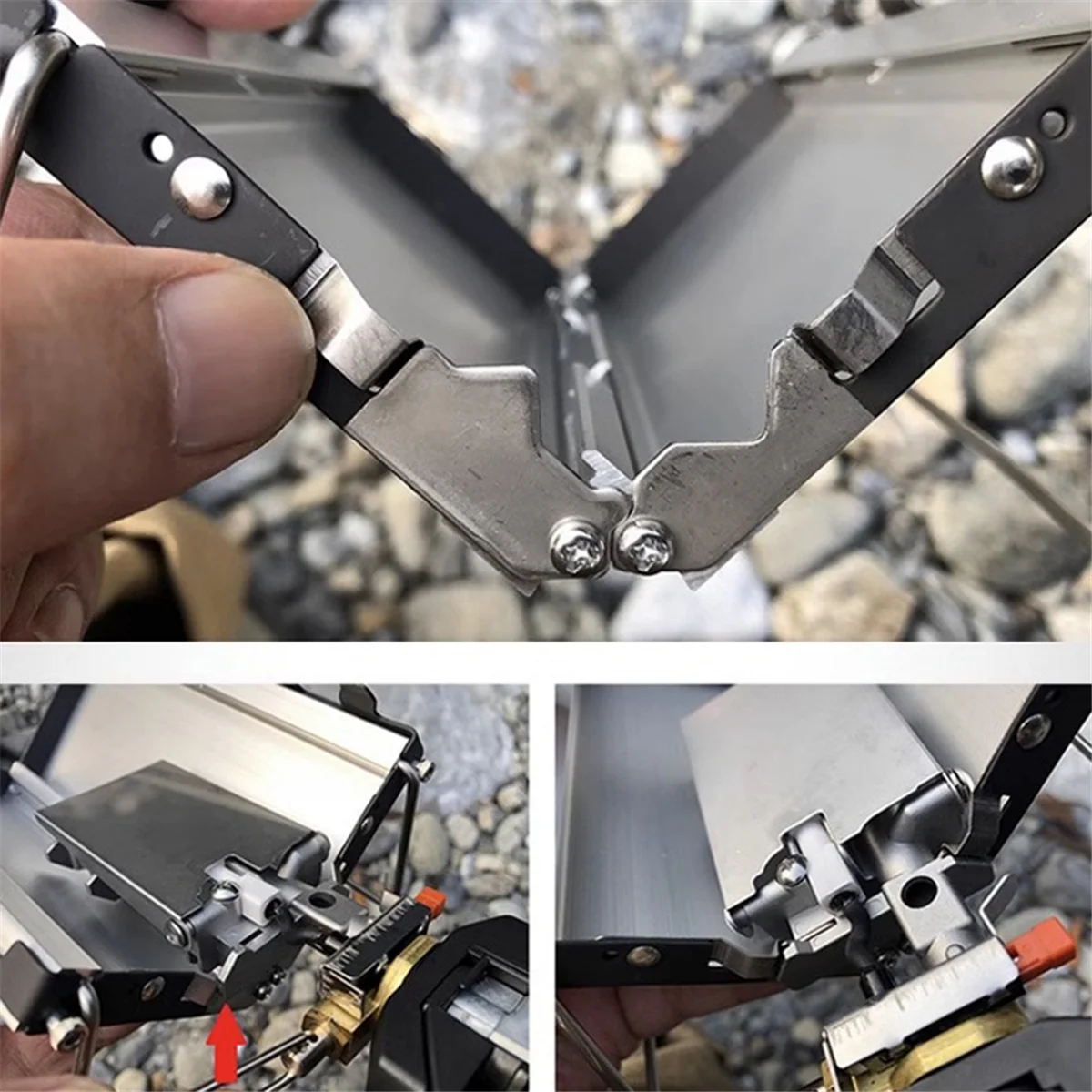 Camping Stove Outdoor Portable Windproof High-Power Cassette Gas Stove Picnic Accessories