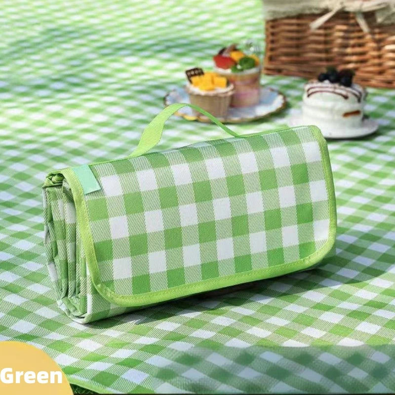 Portable Camping Mat Wear Resistant Camping Grass Mat Waterproof Moisture-proof Picnic Mat For Hiking Beach Travel Outdoor