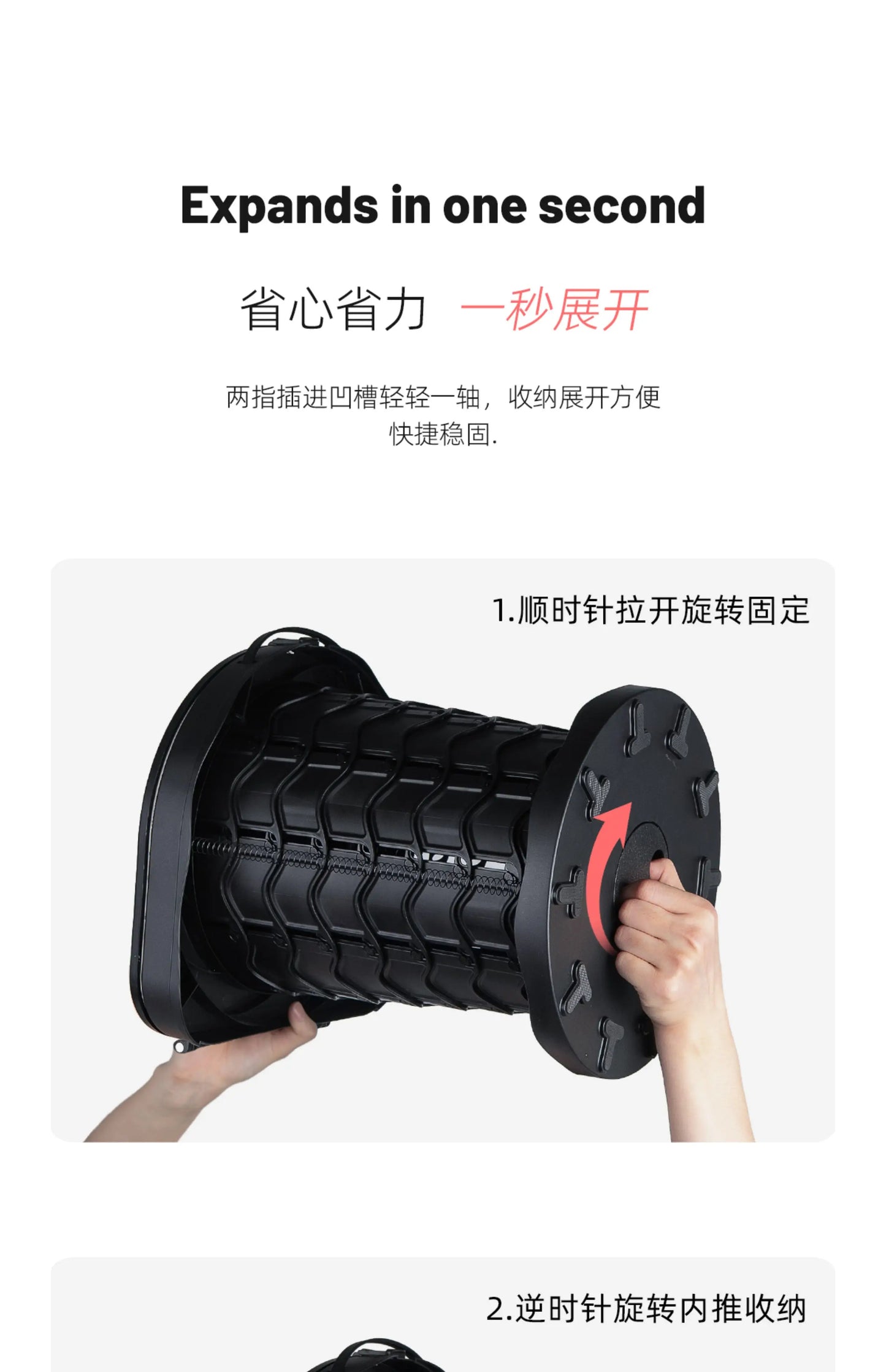 Ultra-Light Foldable Camping Toilet – Portable Outdoor Toilet for RV, Hiking, Emergency, Multi-Function As Stool